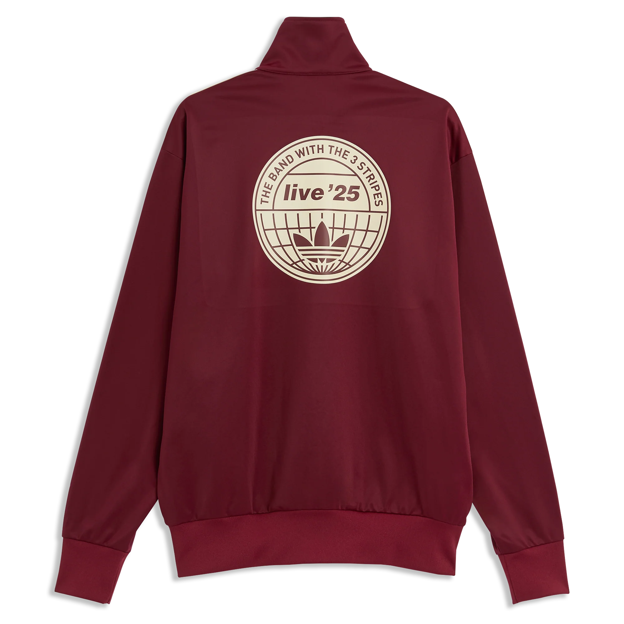 Live '25 adidas Firebird Track Top Maroon
