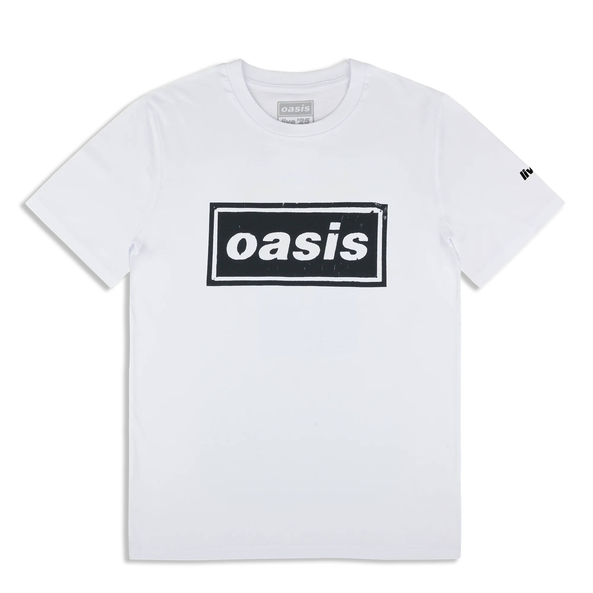 Live '25 Stencil Logo T-Shirt White