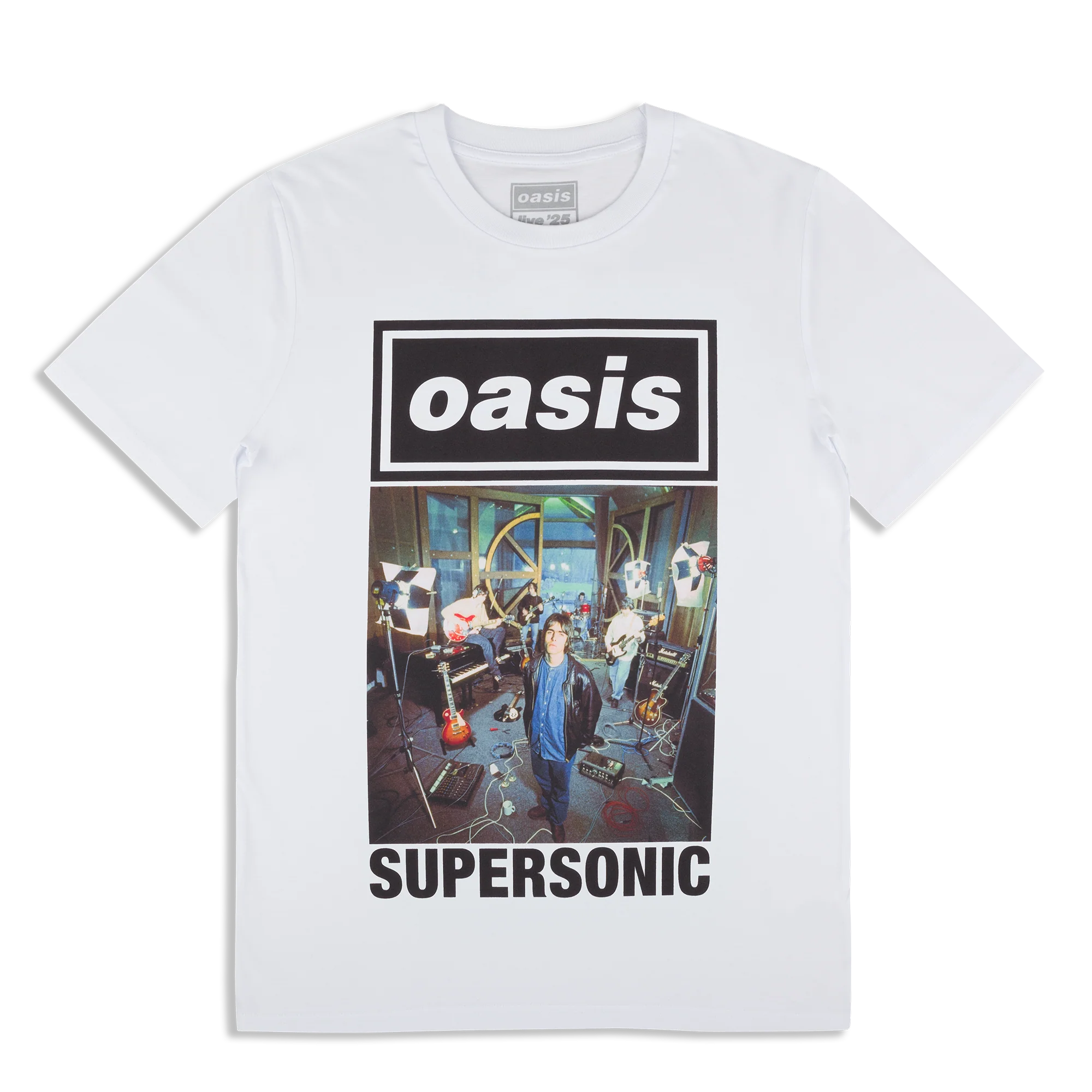 Live '25 Supersonic Cover T-Shirt White