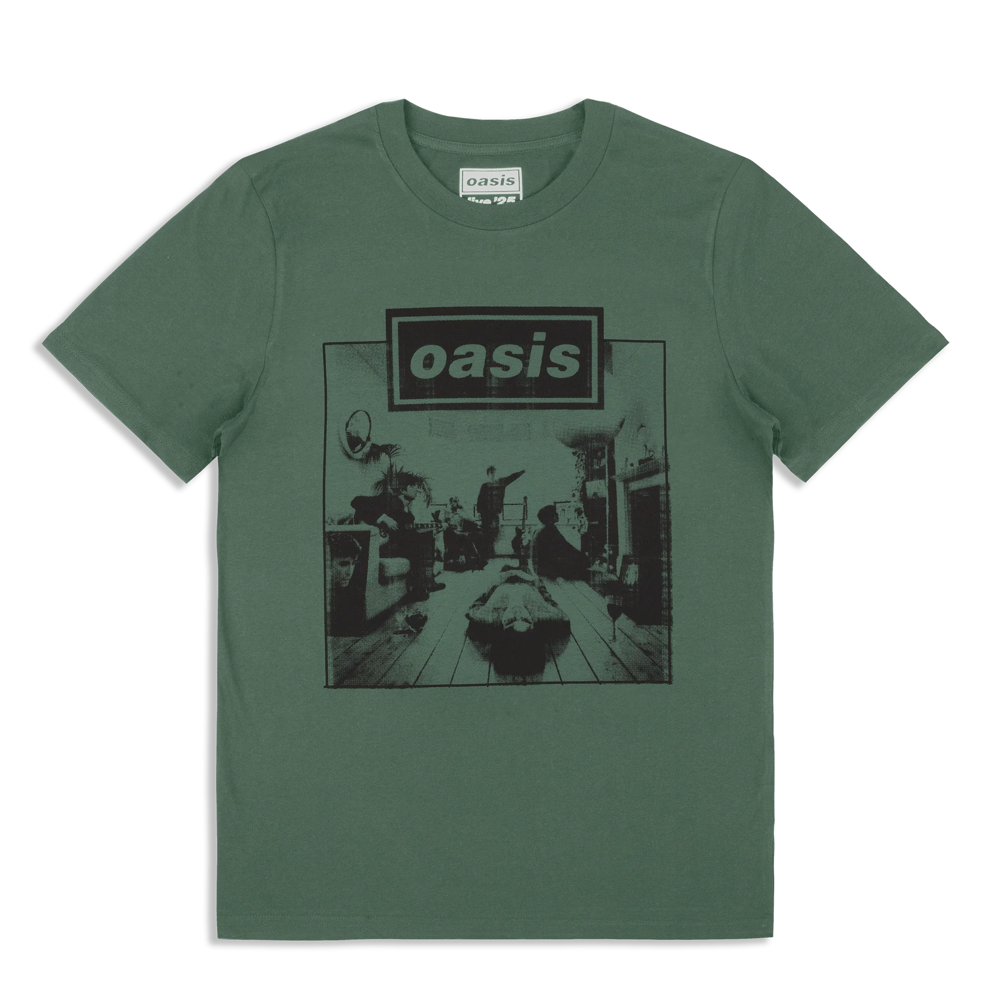 Live '25 Definitely Maybe T-Shirt Green