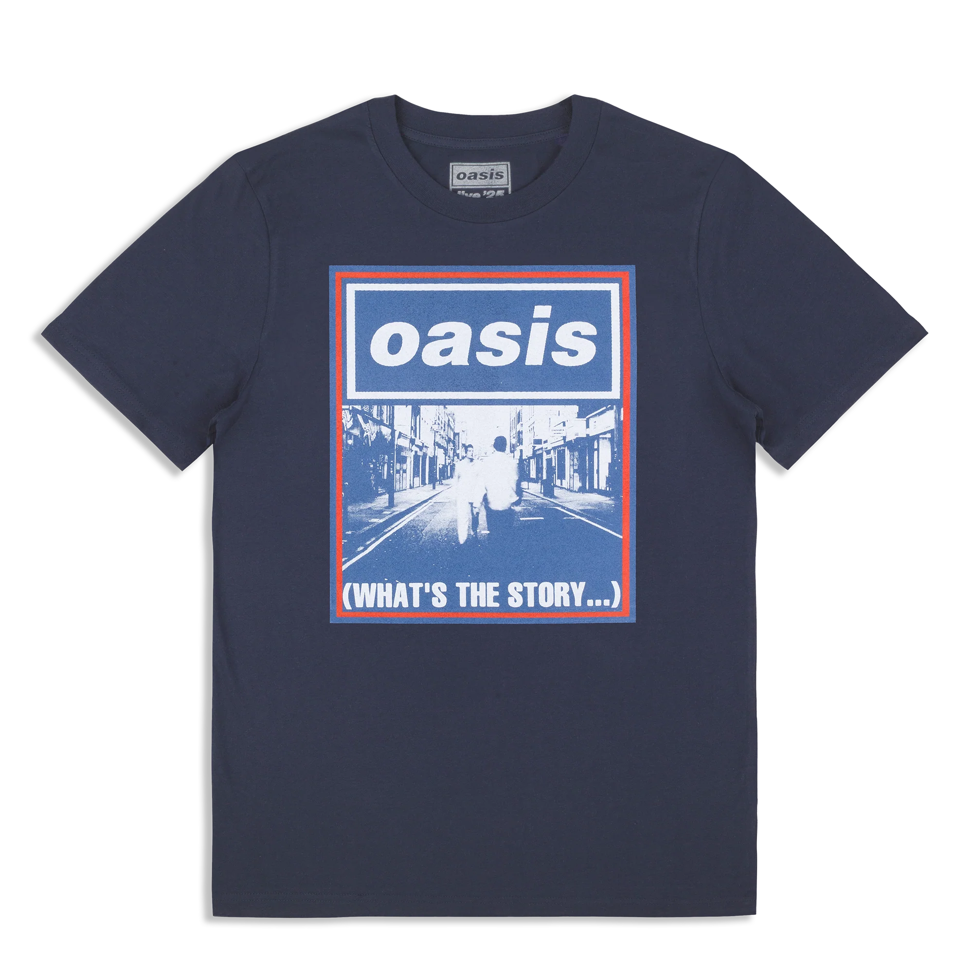 Live '25 What's The Story Heavyweight T-Shirt Blue