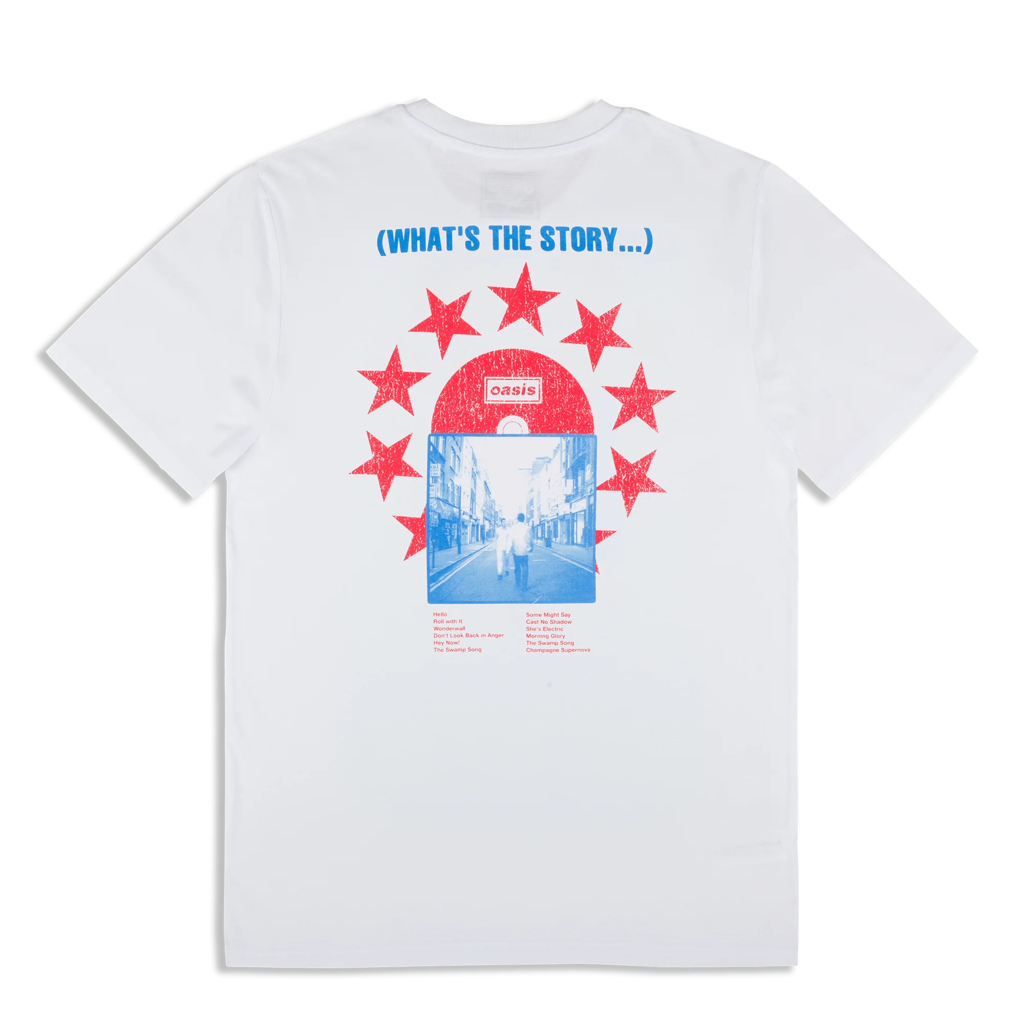 Live '25 What's The Story CD T-Shirt White