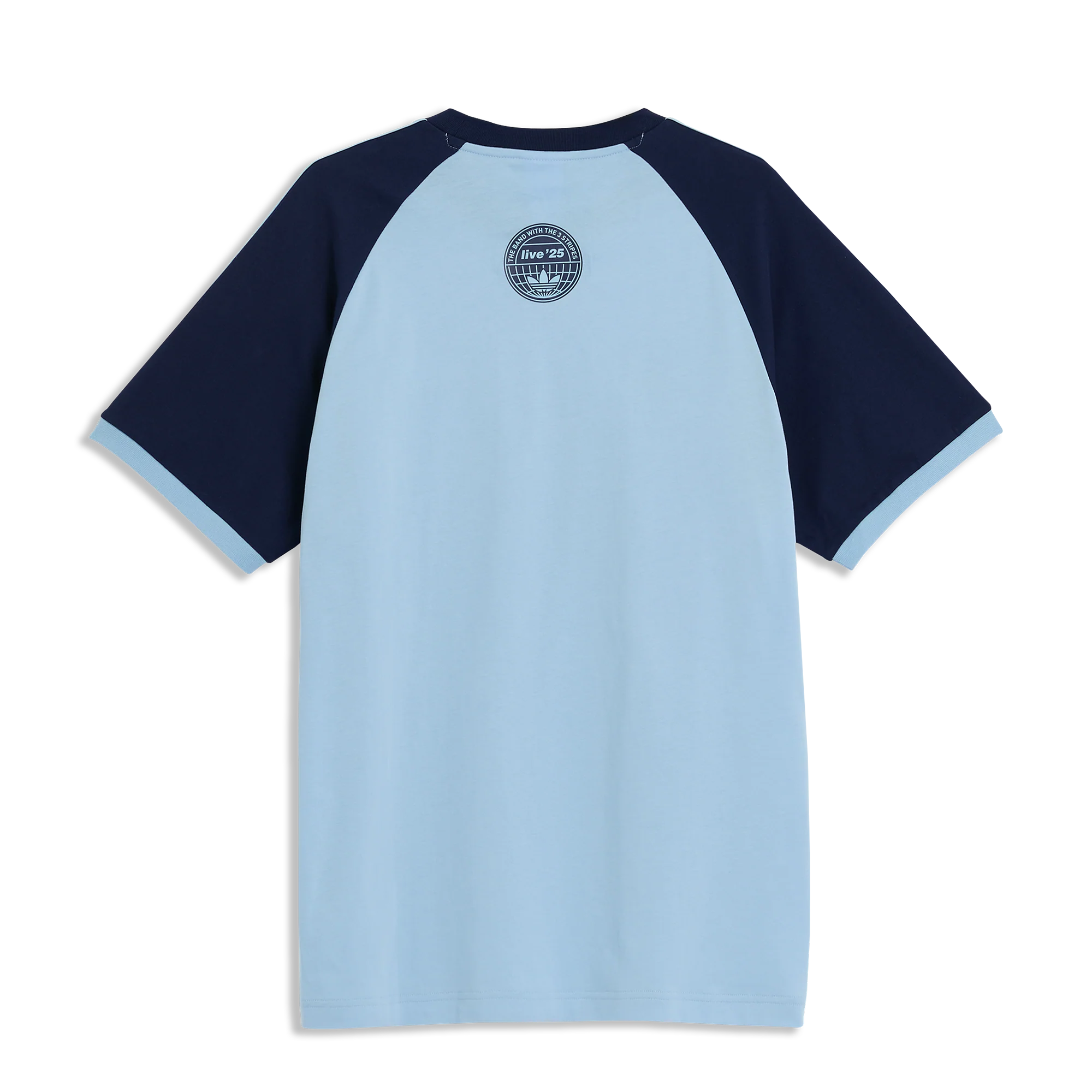 Live '25 adidas 3 Stripes T-Shirt Sky/Indigo